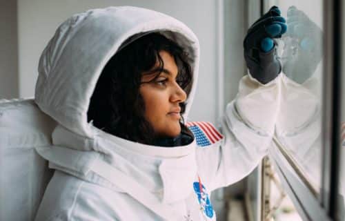 Female astronaut