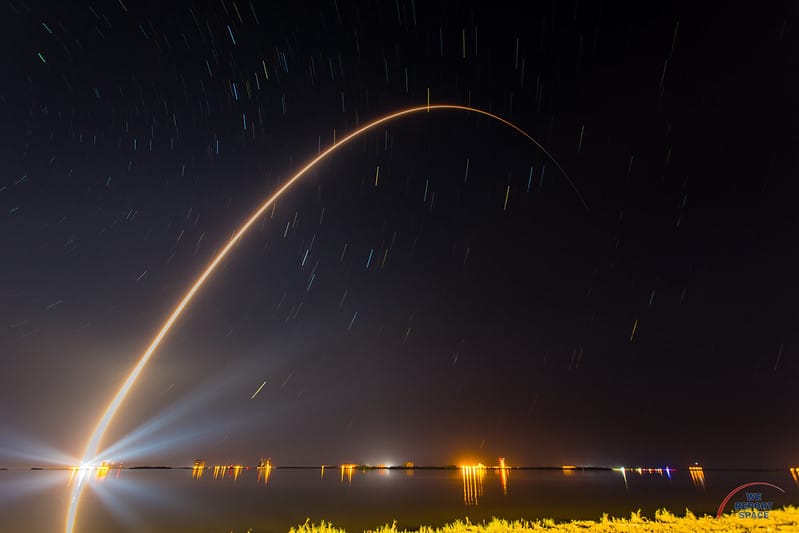 Space rocket launch
