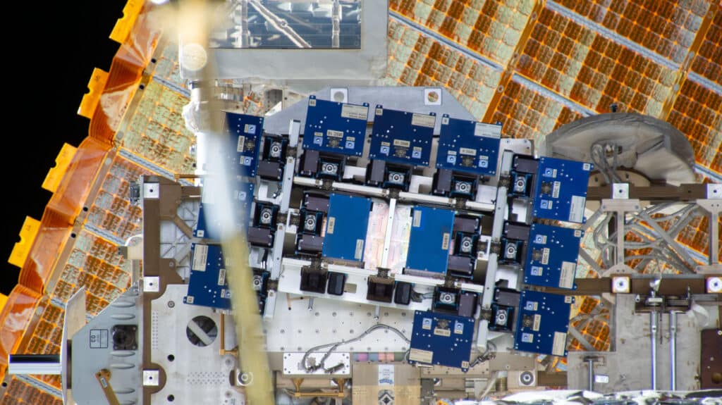 The MISSE Flight Facility on the exterior of the space station