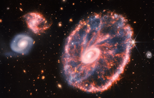 Cartwheel galaxy image