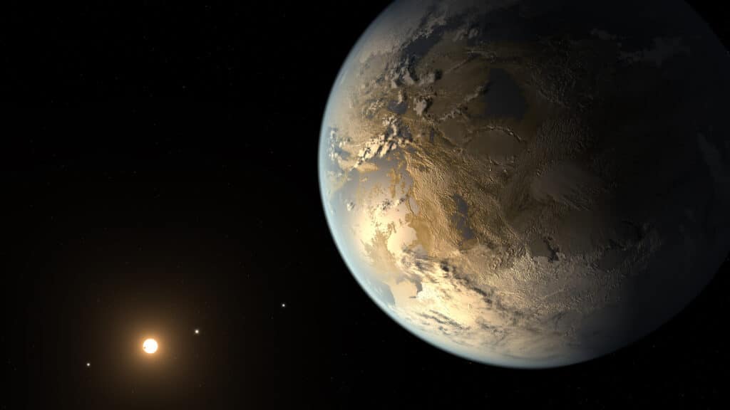 Artist's concept of Earth-like Exoplanet