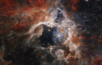 Tarantula Nebula image captured by James Webb Space Telescope