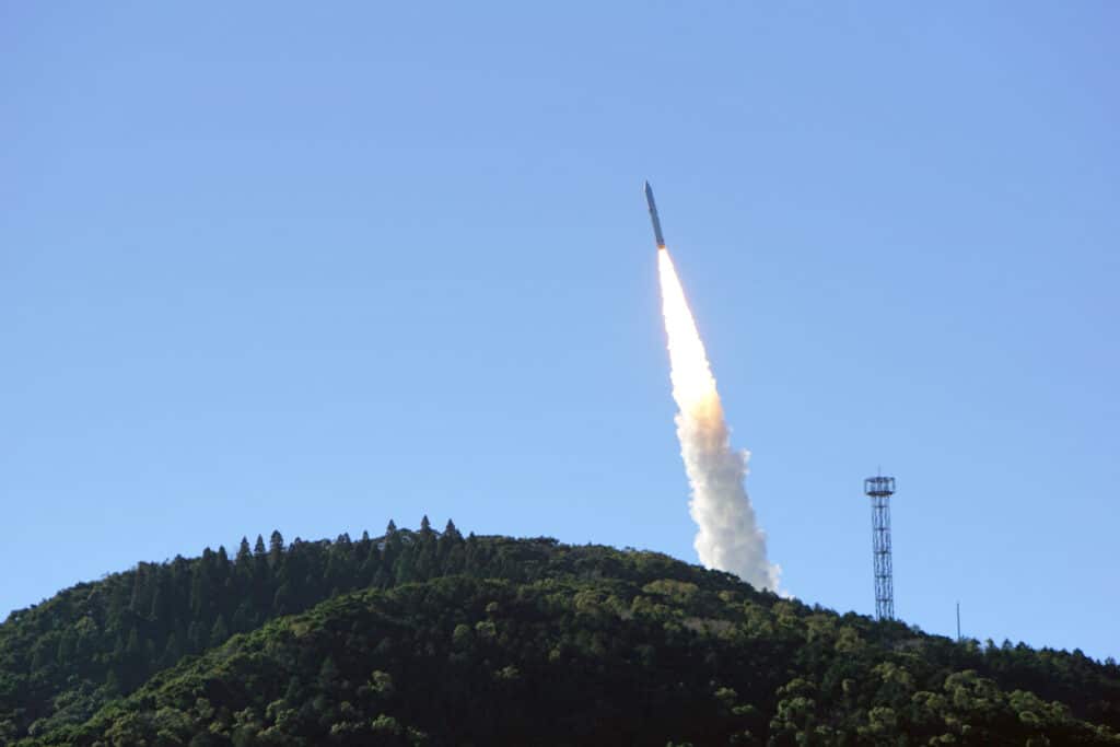 JAXA Epsilon rocket launched from Uchinoura Space Center, Kagoshima