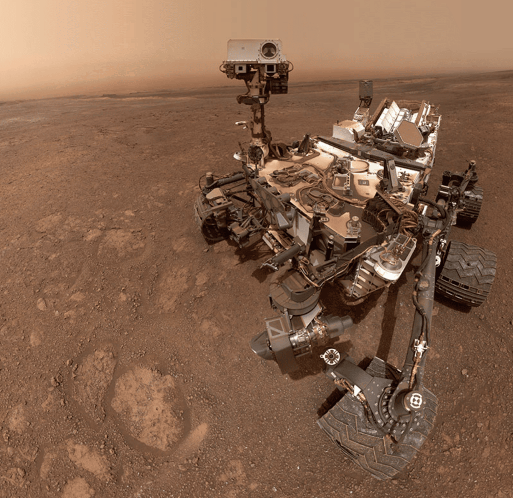 NASA Curiosity Rover on Mars