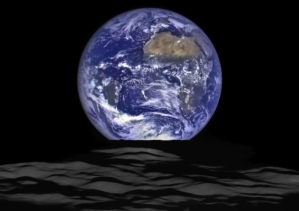 image of Earth, Moon together 1