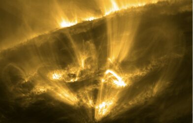 SolO view in the EUV on 30 March 2022 showing a partial section of the Sun with gas at 1 million degrees.