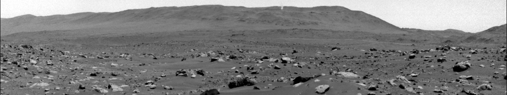 NASA’s Perseverance rover captured this Martian dust devil moving east to west at a clip of about 12 mph (19 kph) along “Thorofare Ridge” on Aug. 30.