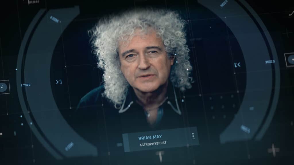 Astrophysicist and iconic Queen guitarist Brian May.