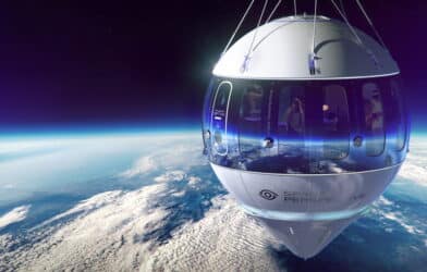 Artist's impression of Space Perspective space balloon