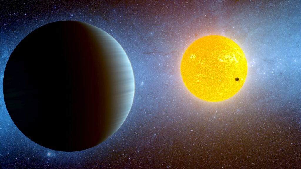 An artist's rendering of Kepler-10 b, which, like newly discovered exoplanet HD 63433 d is a small, rocky planet in a tight orbit of its star