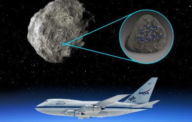 Using data from NASA’s Stratospheric Observatory for Infrared Astronomy (SOFIA), Southwest Research Institute scientists have discovered, for the first time, water molecules on the surface of an asteroid
