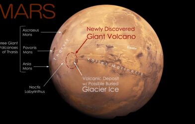 A giant volcano hiding in plain sight in one of Mars’ most iconic regions