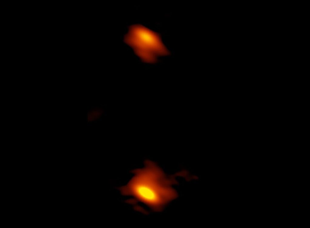 This image, captured by the Very Long Baseline Array (VLBA), shows the Compact Symmetric Object (CSO) known as J1734+0926