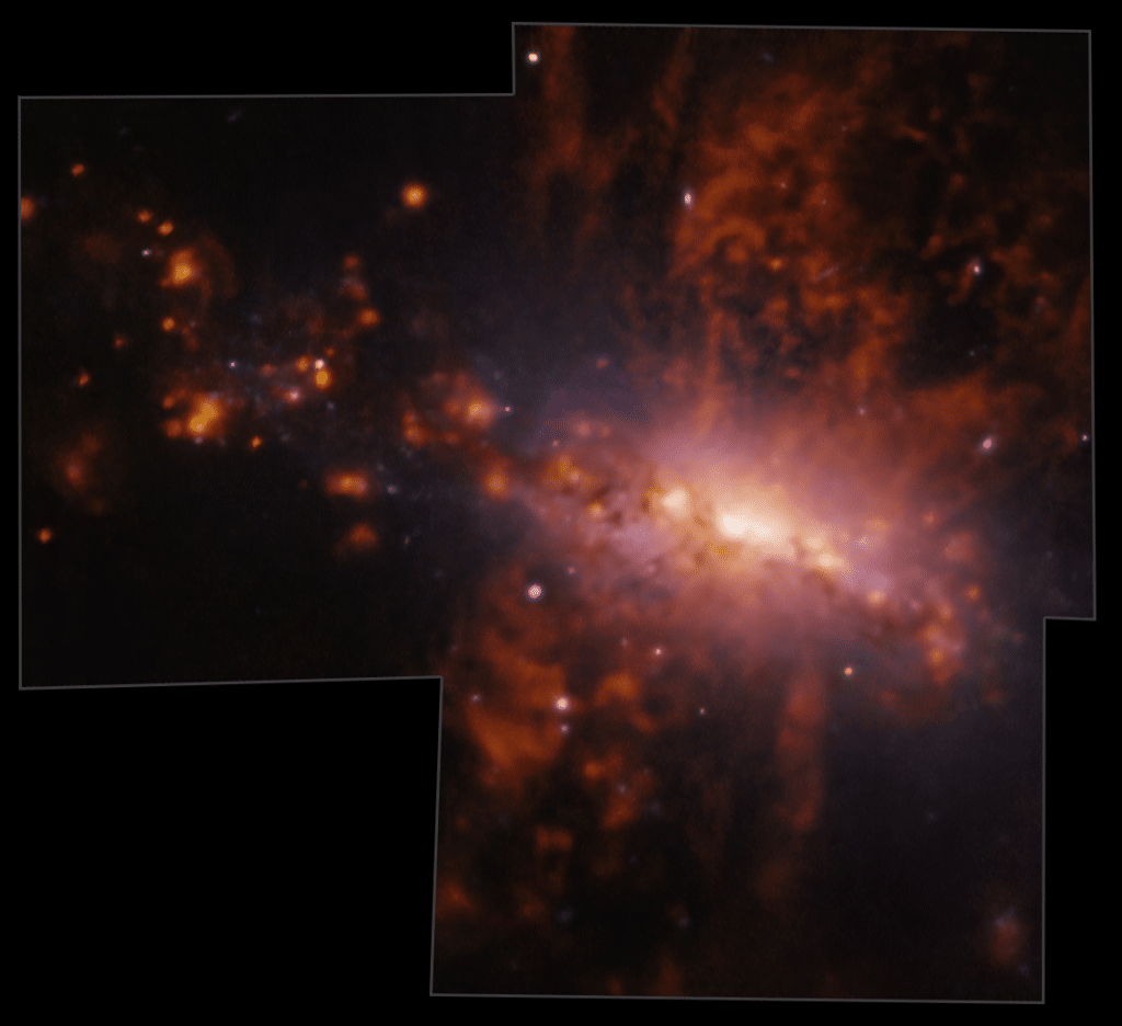 Galaxy NGC 4383 evolving strangely